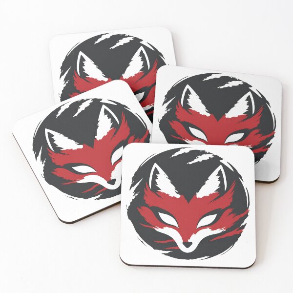 Item preview, Kitsune Mask Brush Stroke Graphic  designed and sold by Jaideep Walia.