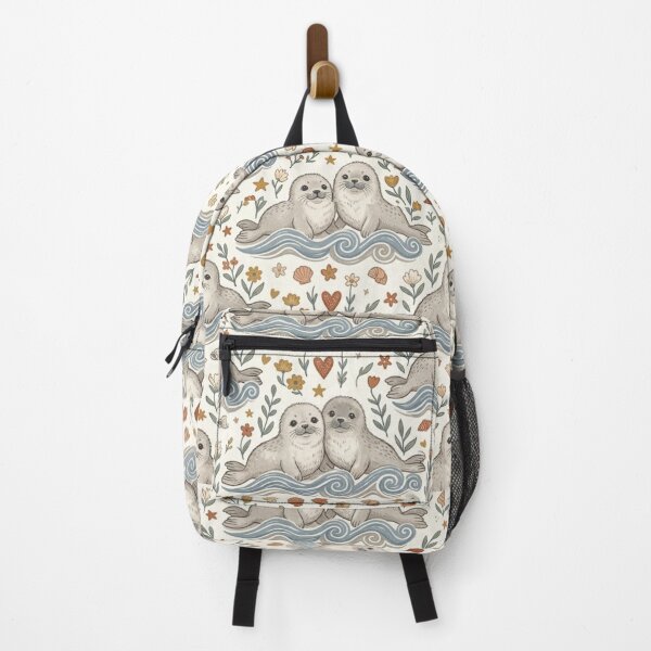 Item preview, Cute Harbor Seal Pattern designed and sold by Ink Matrix.