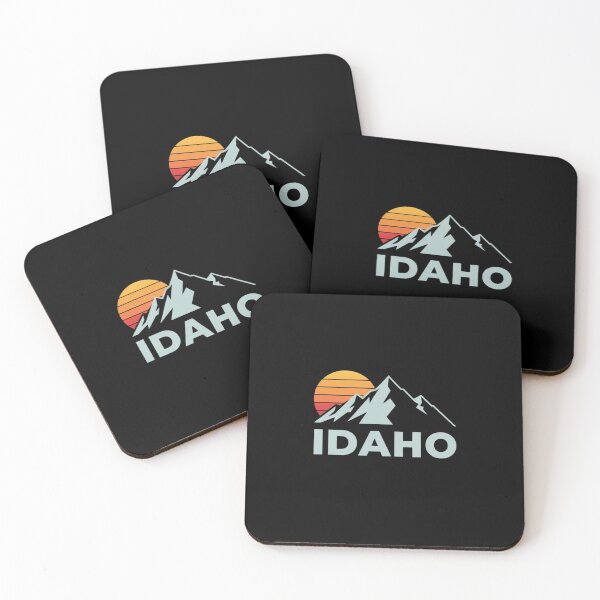 Item preview, Idaho Mountains Retro Sunset Minimalist Outdoor Adventure designed and sold by FestivityFinds.