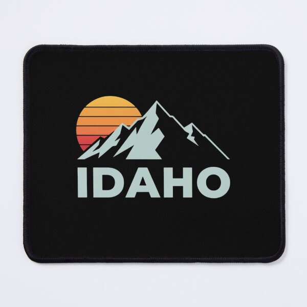 Item preview, Idaho Mountains Retro Sunset Minimalist Outdoor Adventure designed and sold by FestivityFinds.