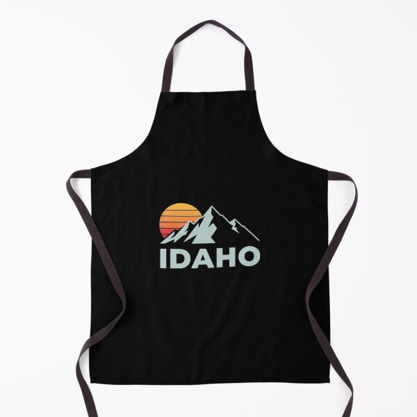 Item preview, Idaho Mountains Retro Sunset Minimalist Outdoor Adventure designed and sold by FestivityFinds.