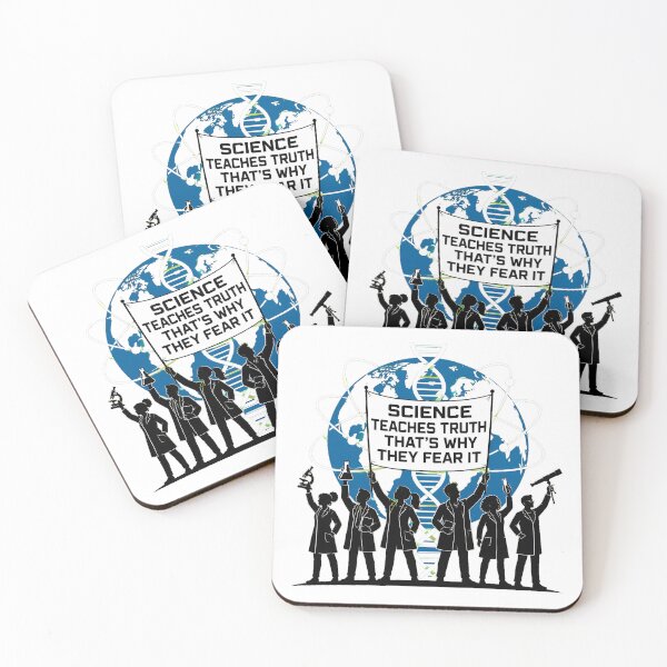 Item preview, Science Teaches Truth Quote Activist STEM Teacher designed and sold by chattsuede.