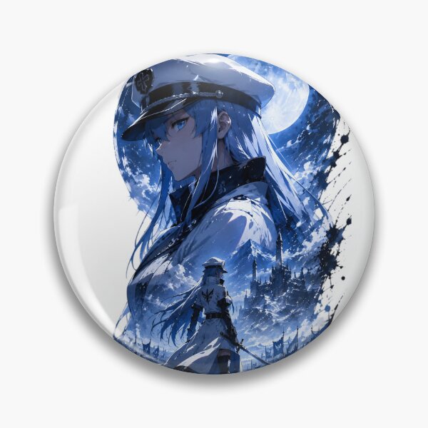 Item preview, Ice Queen Warrior – Blue Moon Anime Empress Winter Fantasy Art designed and sold by Dyan4.