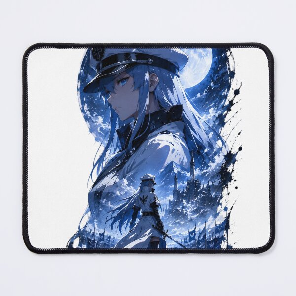 Item preview, Ice Queen Warrior – Blue Moon Anime Empress Winter Fantasy Art designed and sold by Dyan4.