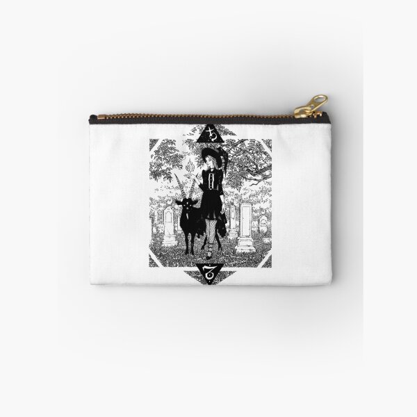 Item preview, CAPRICORN - Witch with Goat in Graveyard designed and sold by eriksolemart.