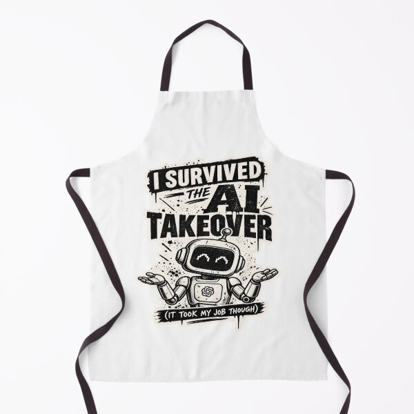 Item preview, I Survived the AI Takeover designed and sold by JMDG Studio.