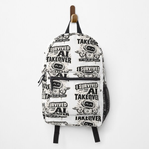 Item preview, I Survived the AI Takeover designed and sold by JMDG Studio.
