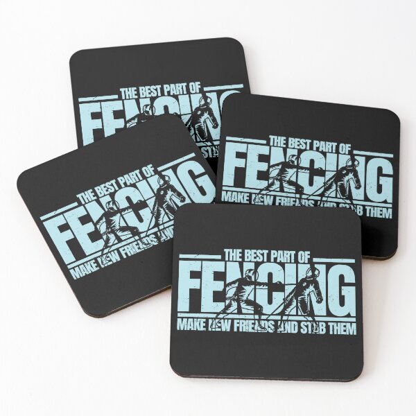 Item preview, The Best Part of Fencing Make New Friends and Stab Them designed and sold by Qudkin.