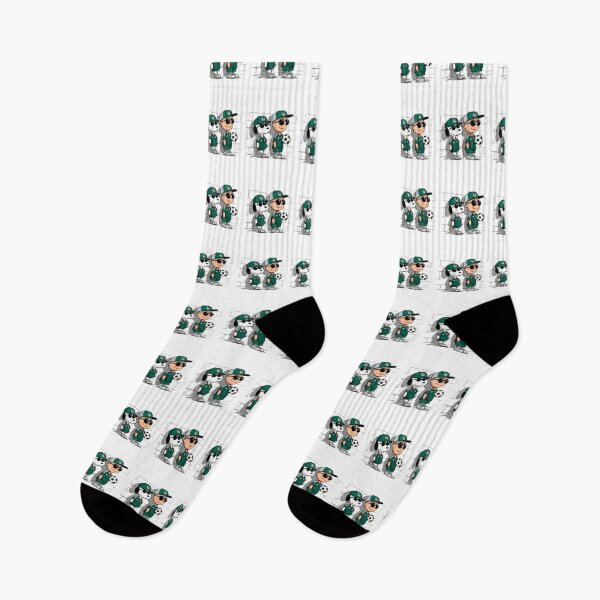 Item preview, Mexican Soccer Fans Cartoon Duo With Football Spirit designed and sold by KellyThom85142.
