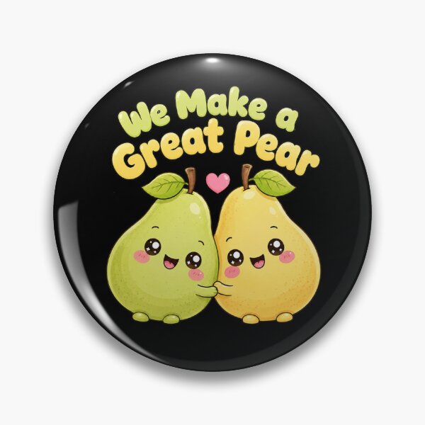 Item preview, We Make a Great Pear - Cute Kawaii Pears designed and sold by Myra365Art.