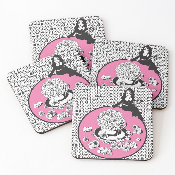 Item preview, Pop Art Doll, Flowers, and Decorative Patterns designed and sold by cremedecolor.