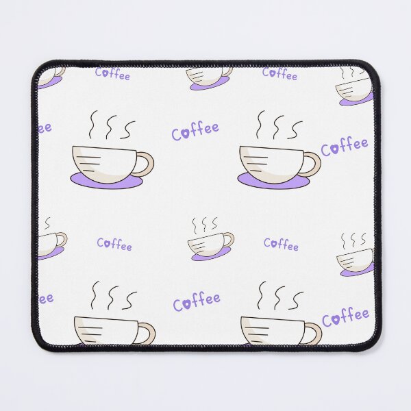 Item preview, Cute Coffee Cup Seamless Pattern Illustration designed and sold by Porpor Artwork.