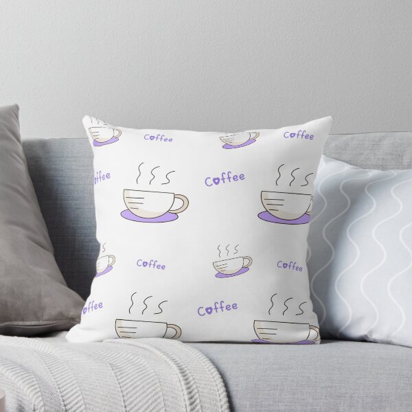 Item preview, Cute Coffee Cup Seamless Pattern Illustration designed and sold by Porpor Artwork.