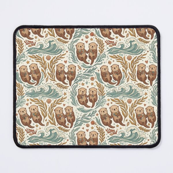 Item preview, Cute Otter Pattern | Sea Otter Animal Art & Gifts designed and sold by Ink Matrix.