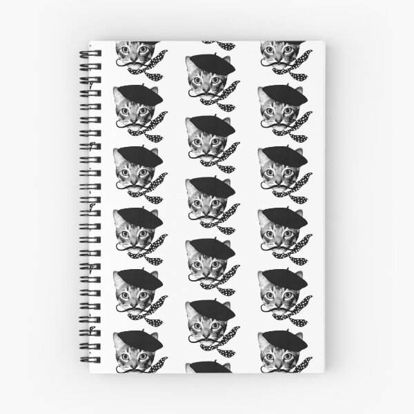 Item preview, French Cat with Beret Mustache designed and sold by Art_Redbel.