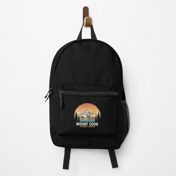 Item preview, Mount Cook New Zealand Vintage Retro Mountain Hiking designed and sold by FestivityFinds.