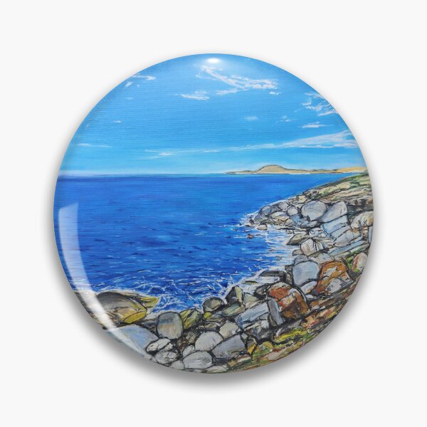 Artikelvorschau, Wo Granit auf das weite blaue Meer trifft entworfen und verkauft von ChristineDavisArt.