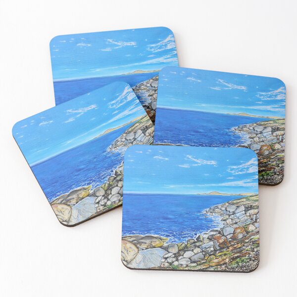 Item preview, Where granite meets the wide-blue sea designed and sold by ChristineDavisArt.