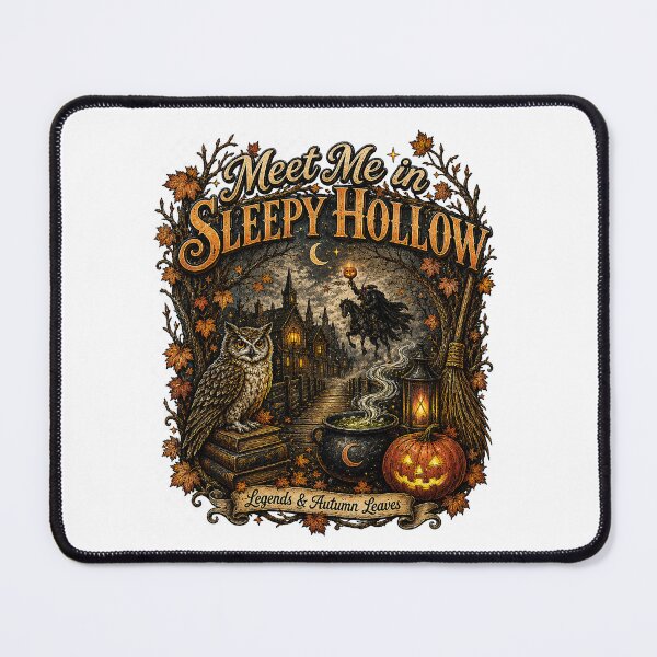 Item preview, Meet Me In Sleepy Hollow Legends And Autumn Leaves Vintage Halloween designed and sold by WearStory ⭐⭐⭐⭐⭐.