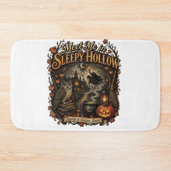 Item preview, Meet Me In Sleepy Hollow Legends And Autumn Leaves Vintage Halloween designed and sold by WearStory ⭐⭐⭐⭐⭐.
