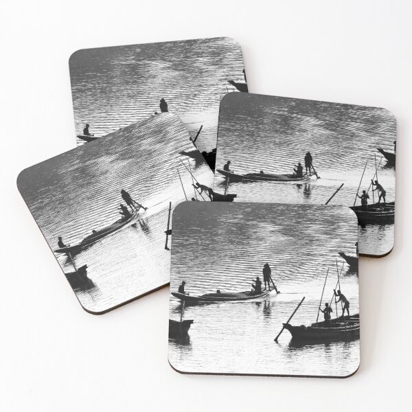 Item preview, Boatmen on the Green River Bangladesh designed and sold by Glynn  Lavender.