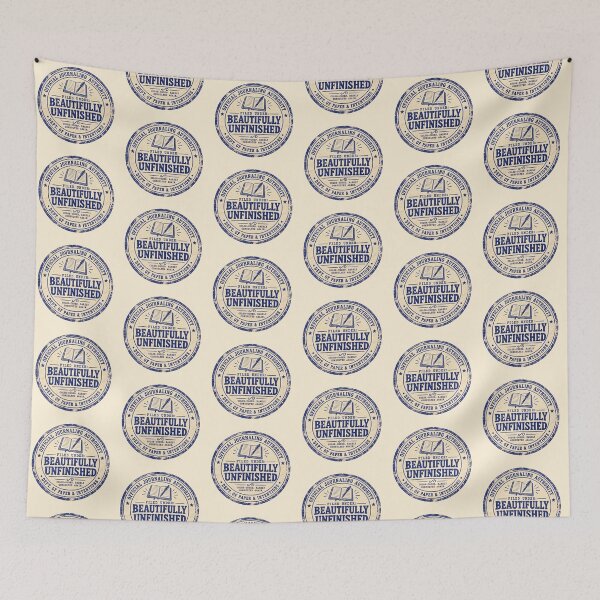 Item preview, Funny Journaling Gift Filed Under Beautifully Unfinished Bullet Journal Humor Vintage Stamp Shirt Planner Sticker designed and sold by Fanverse Merchandise.
