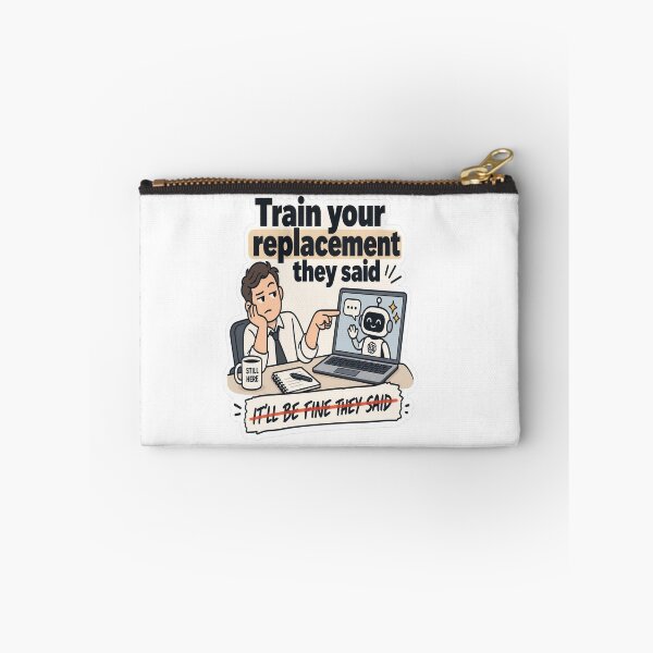Item preview, Train Your Replacement AI Workplace Humor designed and sold by JMDG Studio.