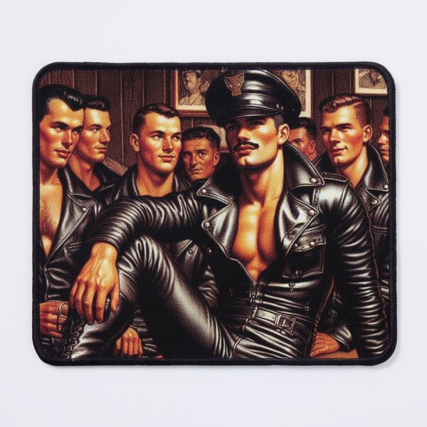 Item preview, Vintage Gay Leather Bar Berlin Daddy Leather Art designed and sold by ItsAKinkThing.