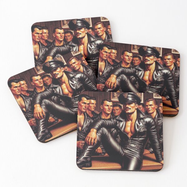 Item preview, Vintage Gay Leather Bar Berlin Daddy Leather Art designed and sold by ItsAKinkThing.