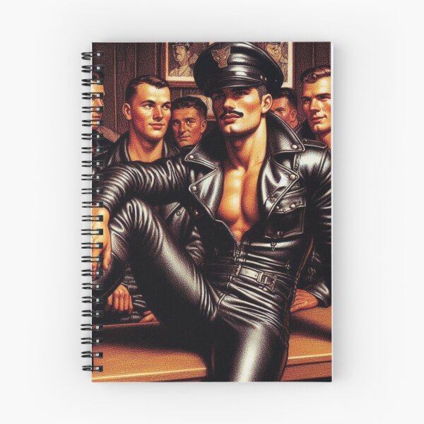 Item preview, Vintage Gay Leather Bar Berlin Daddy Leather Art designed and sold by ItsAKinkThing.