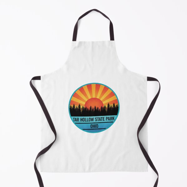 Item preview, Tar Hollow State Park Ohio Vintage Retro Forest Sunburst designed and sold by FestivityFinds.