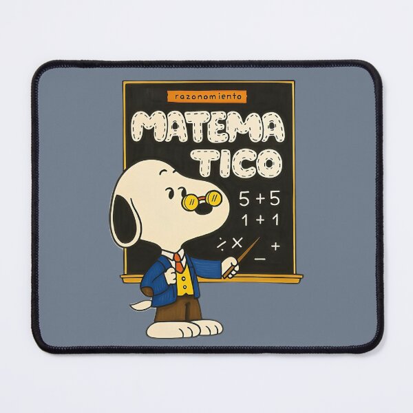 Item preview, Razonamiento Matematico Dog Teacher Chalkboard designed and sold by Bomebomst.
