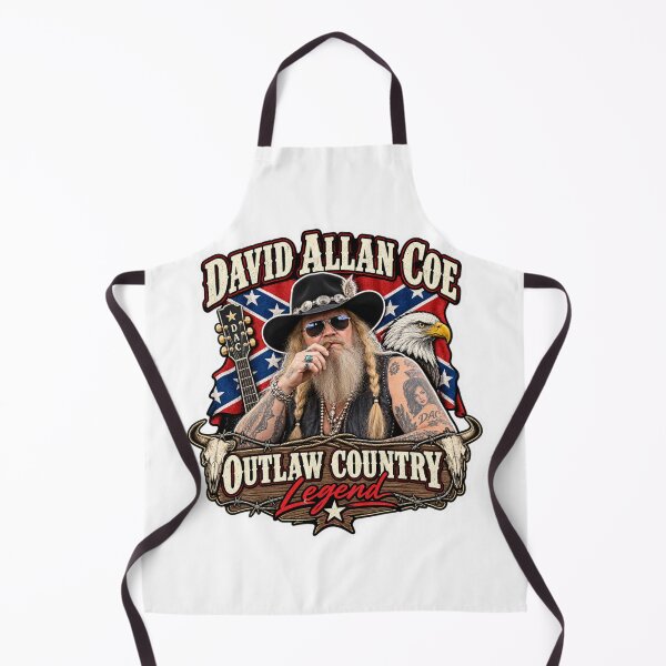Item preview, David Allan Coe Country Music Legend Sticker designed and sold by singhworldcr.