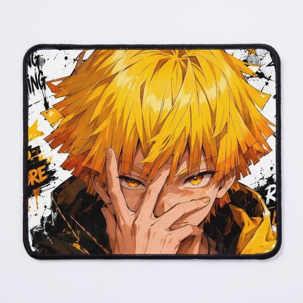 Item preview, Electric Thunder Anime Warrior – Golden Lightning Streetwear designed and sold by Dyan4.