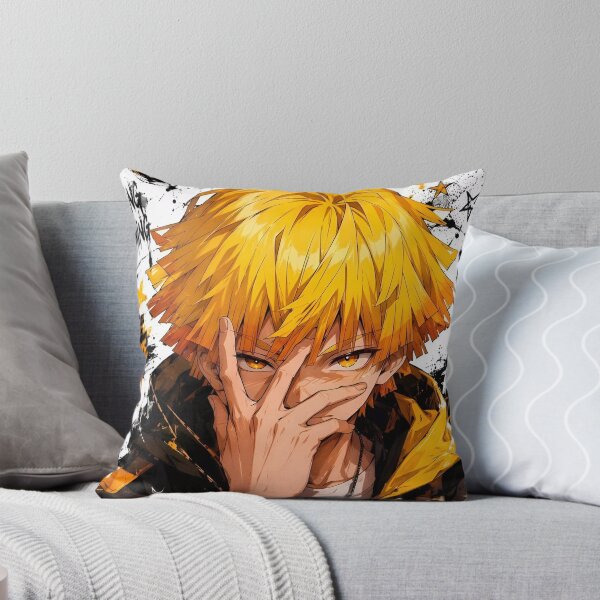 Item preview, Electric Thunder Anime Warrior – Golden Lightning Streetwear designed and sold by Dyan4.