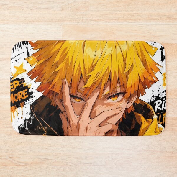 Item preview, Electric Thunder Anime Warrior – Golden Lightning Streetwear designed and sold by Dyan4.