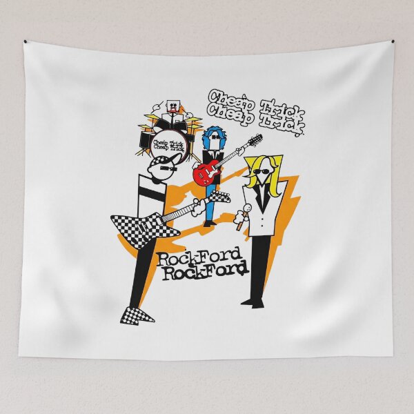 Item preview, Line Art Style Power Pop Band designed and sold by BiskiTop.