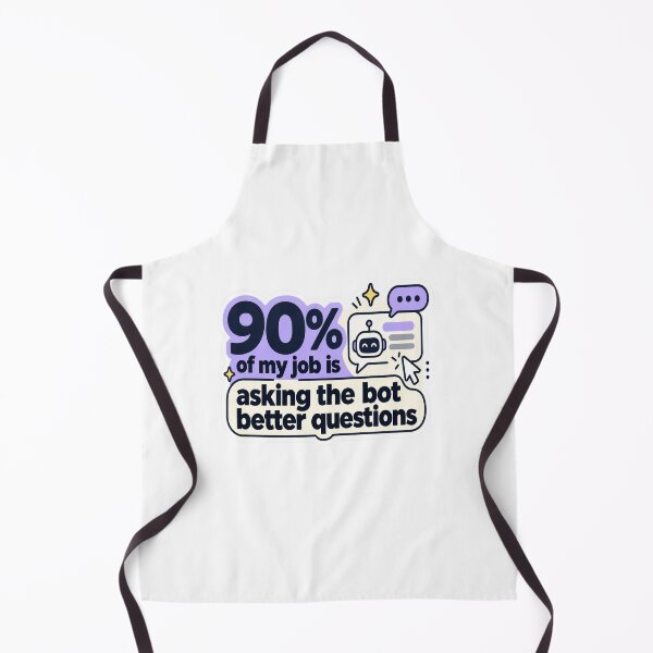 Item preview, Asking the Bot Better Questions AI Humor designed and sold by JMDG Studio.