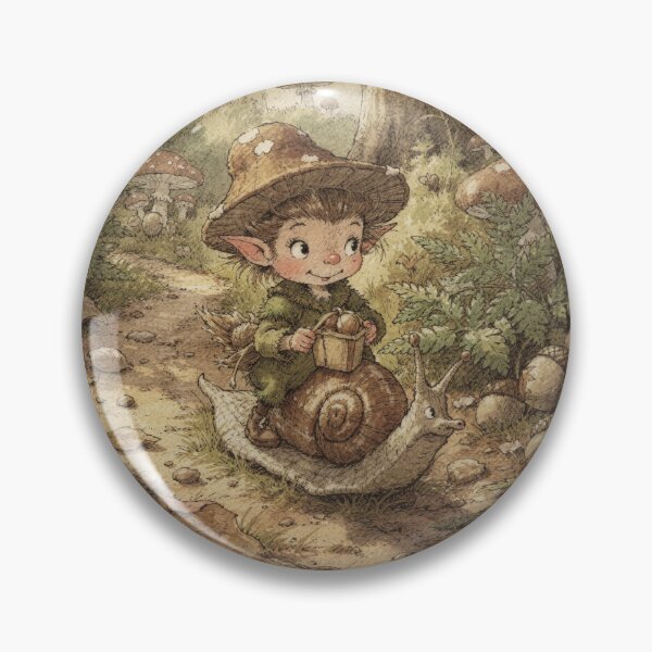 Item preview, Snail Post Pixie on the Trail designed and sold by PictorialWhimsy.
