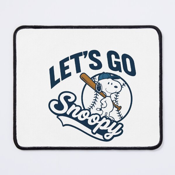 Item preview, Let's Go Baseball Snoopy Sports Support designed and sold by apamictryArt.