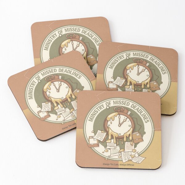 Item preview, Ministry of Missed Deadlines Retro Seal designed and sold by PictorialWhimsy.