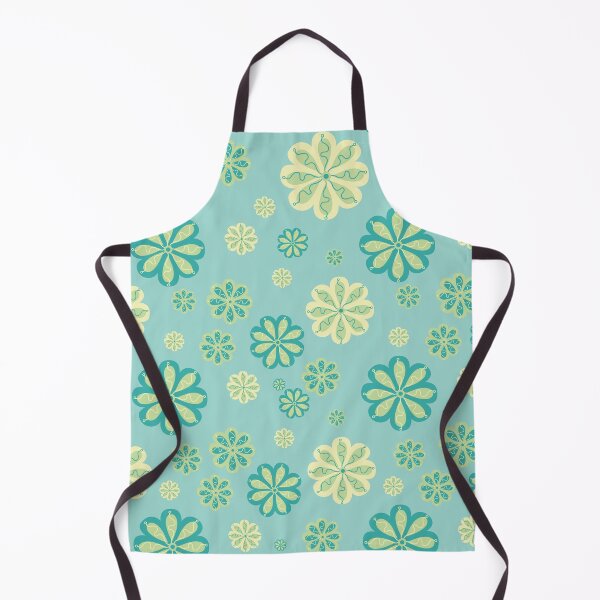 Item preview, Cute Yellow and Cyan Floral Seamless Pattern designed and sold by prapapon.