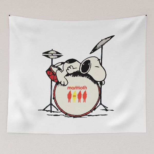 Item preview, Snoopy-Drummer-On-Mamoths designed and sold by apamictryArt.