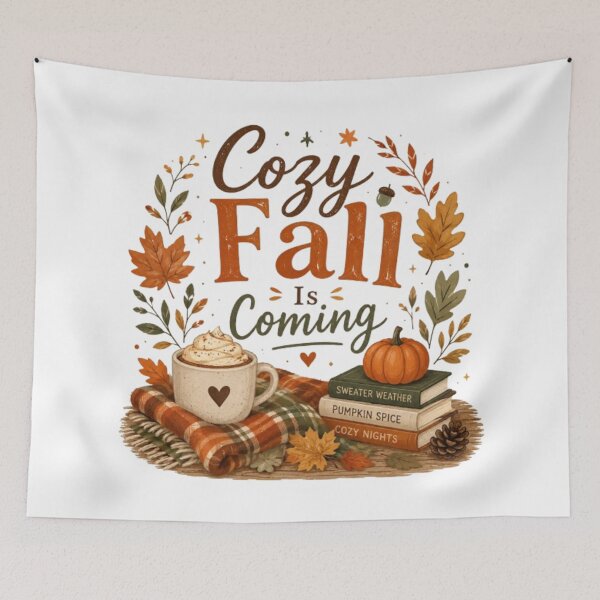 Item preview, Cozy Fall Is Coming – Autumn Cozy Sweater Weather Design designed and sold by M1144.