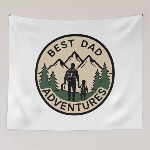Item preview, Best Dad Adventures | Outdoor Dad designed and sold by LuloCreative.