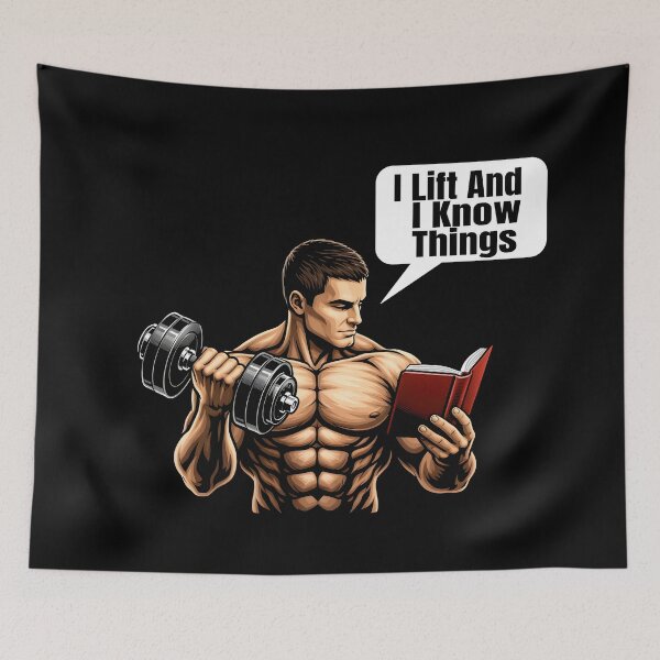 Item preview, I Lift And I Know Things designed and sold by TheFineShirt.