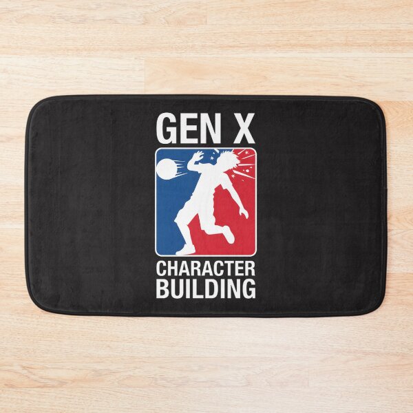 Item preview, Gen X Character Building Dodgeball Funny Retro Sports Vintage Humor | Limited Edition designed and sold by GothBoyArt.