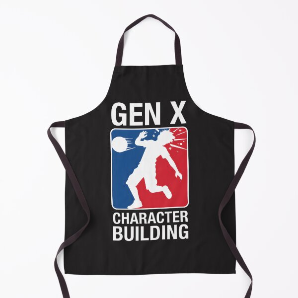 Item preview, Gen X Character Building Dodgeball Funny Retro Sports Vintage Humor | Limited Edition designed and sold by GothBoyArt.