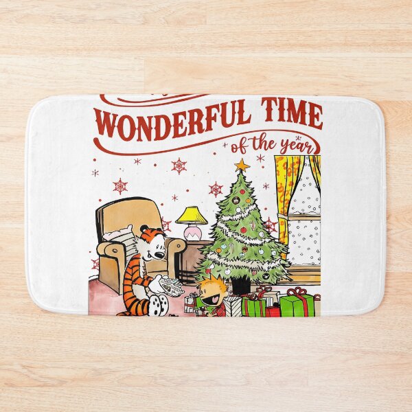 Item preview, Wonderful Christmas Time Cartoon Tiger Holiday Artwork designed and sold by KathleenR67443.
