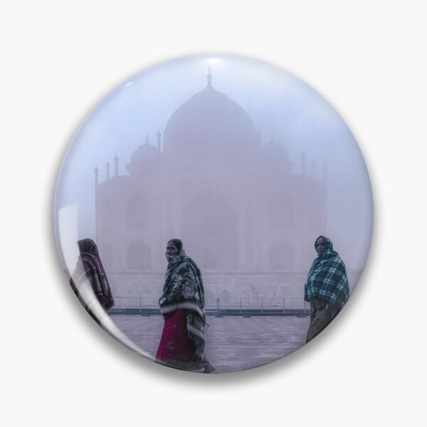 Artikelvorschau, Nebliger Sonnenaufgang am Taj Mahal entworfen und verkauft von Glynn  Lavender.